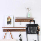 Perchero de Pared de Madera Maciza