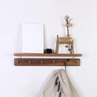 Perchero de Pared de Madera Maciza