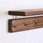 Perchero de Pared de Madera Maciza
