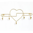 Perchero de Pared Corazón de Metal