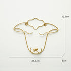 Llavero de Pared Dorado