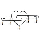 Perchero de Pared Corazón de Metal