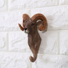 Perchero de Pared con Animales Realistas