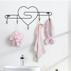 Perchero de Pared Corazón de Metal