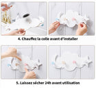 Perchero de Pared Nube Blanca