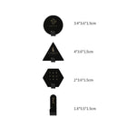 Llavero de Pared Adhesivo - Pack de 4