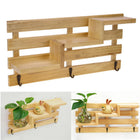 Perchero de Pared Rústico de Madera