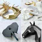 Perchero de Pared <br> Animales Geométricos