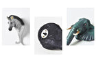 Perchero de Pared con Animales Realistas