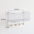 Llavero de Pared de Metal con Cesta