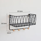 Llavero de Pared de Metal con Cesta