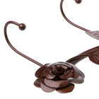 Perchero de Pared con Rosas Vintage