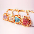Llavero Original de Corazón con Strass