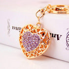 Llavero Original de Corazón con Strass