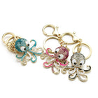 Llavero de Pulpo con Brillantes