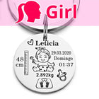 Llavero Personalizado de Nacimiento