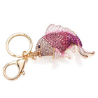 Llavero de Pez Dorado con Brillantes