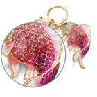 Llavero de Pez Dorado con Brillantes