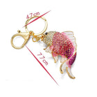 Llavero de Pez Dorado con Brillantes