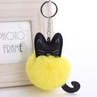 Llavero de Gato con Pompón