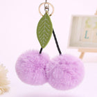 Llavero Pompón Cerezas