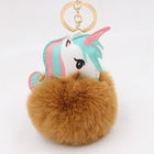 Llavero Pompón Unicornio