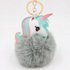 Llavero Pompón Unicornio