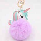 Llavero Pompón Unicornio