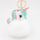 Llavero Pompón Unicornio