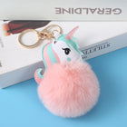 Llavero Pompón Unicornio