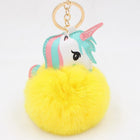 Llavero Pompón Unicornio