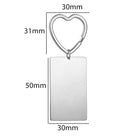 Llavero Rectangular Personalizado