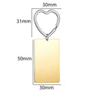 Llavero Rectangular Personalizado