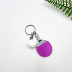 Llavero de Raqueta de Ping Pong