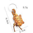 Llavero de Tortuga de Madera