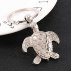 Llavero de Tortuga Plateado