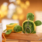 Llavero de Tortuga de Peluche Verde