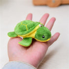Llavero de Tortuga de Peluche Verde