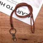 Collar Portallaves Trenzado de Cuero Sintético