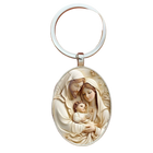 Llavero a Crochet Paso a Paso Virgen María - Colgante Retro Religioso con Dije Aleación para Llaves