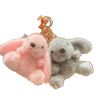 Llavero Coche Conejito de Peluche Suave - Adorable Llavero para Coches Mujer