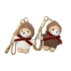 Llavero Coche de Peluche Oso Teddy Mocha - Llavero para Coches Elegante y Tierno