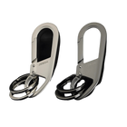 Llavero Coche Premium Hombre Mujer Metal con Dos Anillos - Elegante y Resistente