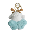 Llavero con foto personalizado - Muñeco de Oveja Amigurumi de Ganchillo, Llavero de Animal de Dibujo