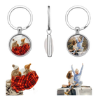 Llavero con Foto Personalizado - Regalo Único para Mujer con Cabochón de Vidrio