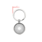 Llavero con Foto Personalizado - Regalo Único para Mujer con Cabochón de Vidrio