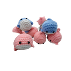 Llavero con Peluche Ballena Tejido a Mano - Accesorio Premium para Bolso y Mochila