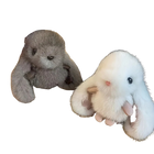 Llavero con Peluche Conejo Blanco Suave y Elegante para Mujer - Accesorio de Bolso Premium, Regalo d