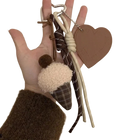 Llavero con Peluche Kawaii Oso Helado - Llaveros Capibara Peluche Premium para Regalo