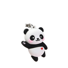 Llavero con peluche Panda Kawaii - Colgante de Bolso Panda con Diseño de Corazón